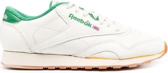 Reebok logo-embroidered low-top sneakers - unisex - Polyurethane/Fabric/Rubber/Calf Leather - 15 - White