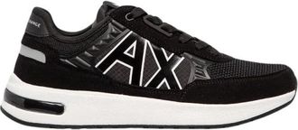 A|X Armani Exchange Sneakers - Heren - Sneakers - Zwart - 40 EU - Leer - Schoenen