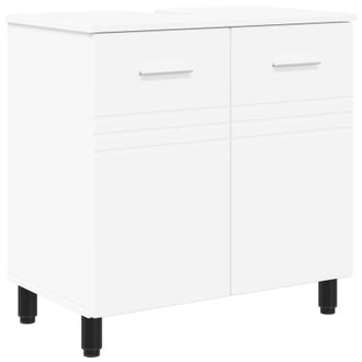 vidaXL Unidad De Tocador De Ba&ntilde;o Blanco 60 X 35 X 60 Cm Vidaxl