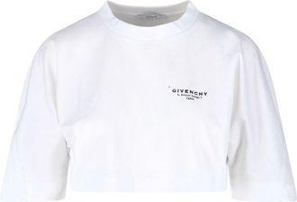 Givenchy Cropped Logo T-shirt