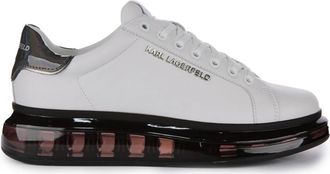 Karl Lagerfeld Sneakers, male, White, 11 UK, Karl Lagerfeld Kapri Kushion In White Black For Men
