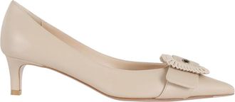 Roberto Festa Milano Sirio Leren Pumps - Dames - Pumps - Beige - 40 EU - Leer - Schoenen