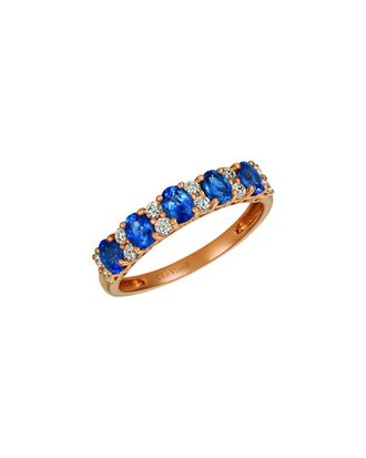 Le Vian 14K Rose Gold 1.41 Ct. Tw. Diamond & Sapphire Ring