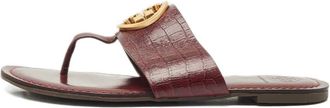 Tory Burch Sandali Amanda con suola piatta - Rosso