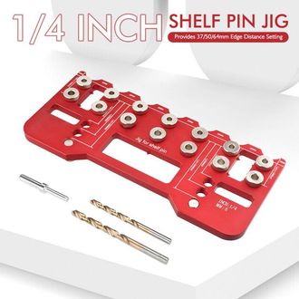OEM Plantilla De Perforaci&oacute;n Ajustable Para Tiradores De Muebles - Para Puertas Y Cajones De Armarios (negro)