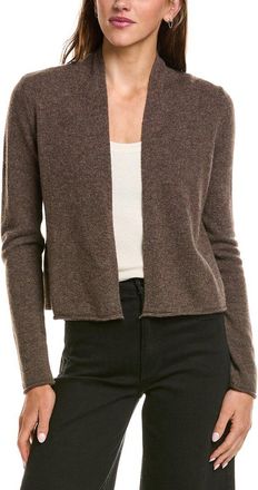 Sofiacashmere Cropped Open 100% Cashmere Cardigan