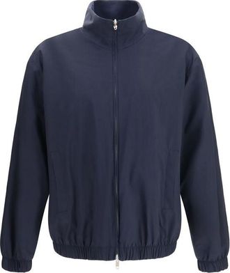 Umit Benan Silk Full-Length Mens Jacket