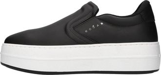 Hogan H670 Instapper Sneakers - Dames - Sneakers - Zwart - 38 EU - Leer - Schoenen