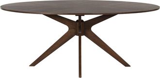 Safavieh Couture Hawkins Wood Oval Dining Table