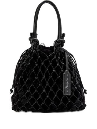 3.1 Phillip Lim mini macrame tote bag - Black