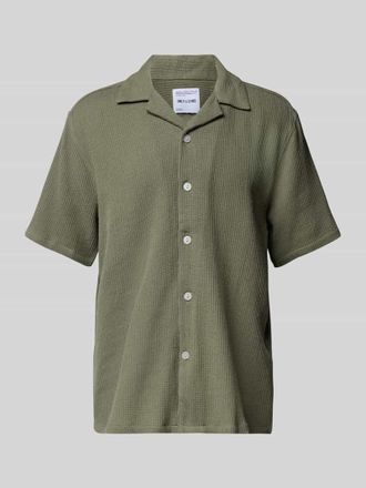 Only & Sons Freizeithemd mit Knopfleiste Modell BERTIL in Oliv, Gr&ouml;&szlig;e M