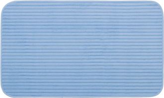 Gözze Badematte »Berlin« Höhe 7 mm rutschhemmend beschichtet fussbodenheizungsgeeignet Badteppich, Uni Farben, Cord Optik, waschbar