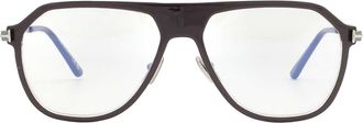 Tom Ford Blue Light Block Navigator Mens Eyeglasses FT5943-B 050 56
