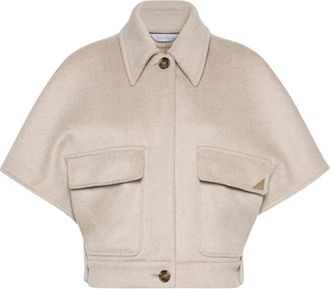Max Mara Light Jassen - Dames - Cashmere truien - Beige - S - Truien & Vesten