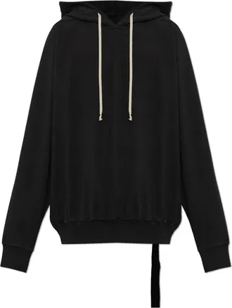 Rick Owens Heren, Sweatshirts & Hoodies, Zwart, Maat: XL Katoen
