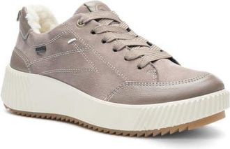 Ara Delphi Gore-Tex Waterproof Lace-Up Sneaker in Moon/Cashmere at Nordstrom, Size 10.5