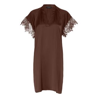 Bruuns Bazaar Wenny Dress - Dames - Korte kleedjes - Bruin - M - Kleedjes