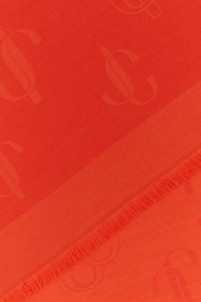 Jimmy Choo London Emanis728 Paprika Red Sciarpe E Foulard Scarfs