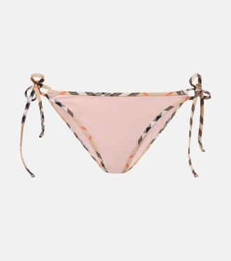 Burberry Burberry Check bikini bottoms