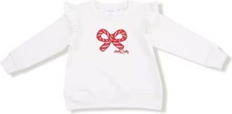 Angel Dear Kids Candy Cane Long Sleeve T-Shirt in White at Nordstrom, Size 18-24M