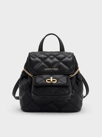 Charles & Keith Aubrielle Quilted Backpack