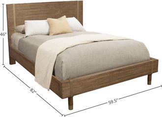 Alpine Furniture Easton Full Size Platform Bed