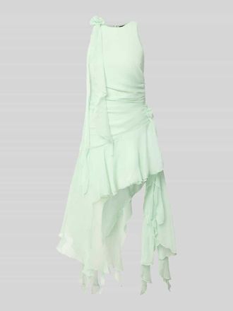 Bardot Bardot Cocktailkleid mit asymmetrischem Rock Modell IVANA in Gruen, Gr&ouml;&szlig;e 40