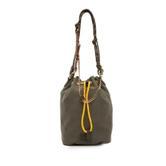Miu Miu Pre-owned Miu Miu Re Nylon Gabardine Bucket Bag Ladies PL3X520BSVIIT1NL