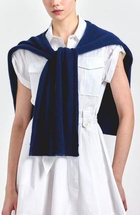 Derek Lam The Cotton & Wool Shrug in Midnight at Nordstrom Rack