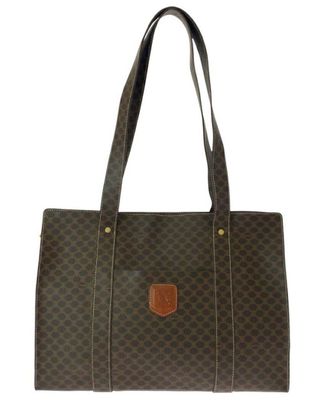 Celine Celine Vintage Macadam Pvc Tote Shoulder Bag (Authentic Pre-Loved)