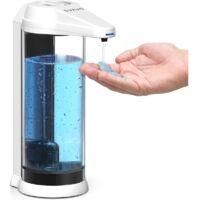 OEM Dispensador Autom&aacute;tico De Jab&oacute;n, 500 Ml/17 Oz, 3 Colores, Dispensador De Jab&oacute;n Sin Contacto A Pilas, Blanco, 500 Ml/17 Oz - Crezuo