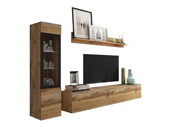 Mirjan24 Mobilier1 - Conjunto De Sal&oacute;n Sarasota 125, Roble Wotan