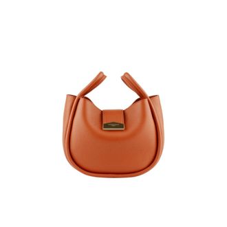 Pourchet Tassen, Dames, Oranje, ONE Size, Leer, Liane - PM