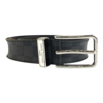 Louis Vuitton Cintura Damier Graphite Pre-owned - - Pre-owned - Uomo - Grigio - ONE SIZE
