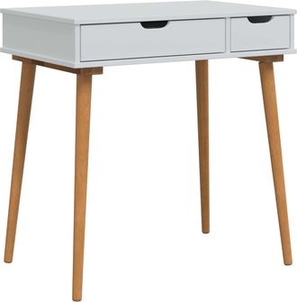 vidaXL Mesa Tocador Fauske Blanco 76 X 50 X 78 Cm Vidaxl
