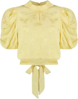 Harper & Yve Overhemden, Dames, Geel, S, Rayon, Macey Top