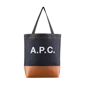 A.P.C. Axel E/W Tote Bag - female - A.P.C. - Shopping Bags - Brown - ONE SIZE - Bags