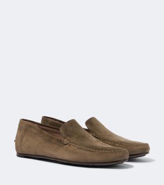 Manolo Blahnik Alder suede loafers
