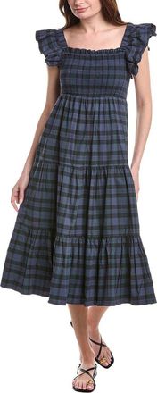 Sail to Sable Sail To Sable Flutter Sleeve Smocked Midi Dress