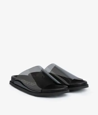 Pedro Garcia Clog in black leather and jelly upper| Darice | AW25