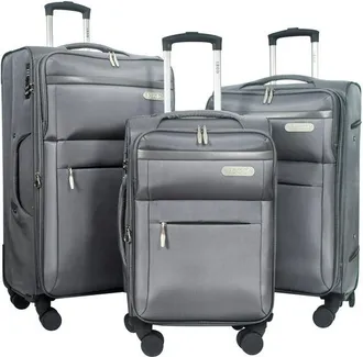Izod River 3-Piece Lightweight Expandable Softside Luggage Set