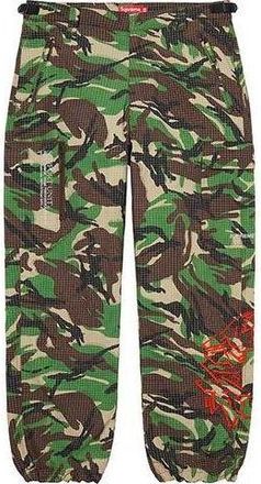 SUPREME Support Unit Nylon Ripstop Pants Green Brown SUP-FW21-169