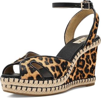Mia MLE-Mallorca Womens Wedge Shoes Leopard Print : 7.5 M, Leather