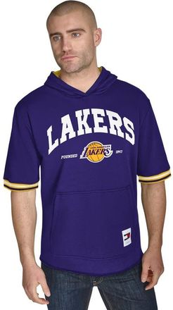 Tommy Jeans Mens Tommy Jeans Purple Los Angeles Lakers Paul French Terry Short Sleeve Pullover Hoodie at Nordstrom, Size Xx-Large