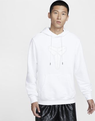 Nike Kobe Dri-FIT Pullover Basketball Hoodie Asia Sizing White HF0067-100