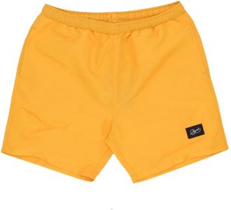 Dolly Noire Signature Easy Shorts Apricot - Heren - Korte Broeken - Oranje - S - Polyester - Korte Broeken