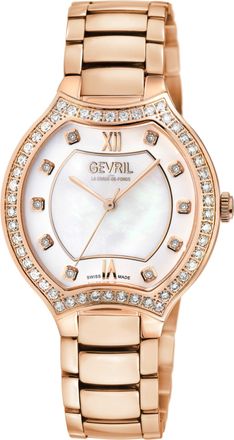 Gevril Group Lugano Diamond Womens Watch