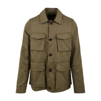 Moorer Mitia-SI6 Jacket - Heren - Zomerjassen - Groen - M - Katoen - Jassen
