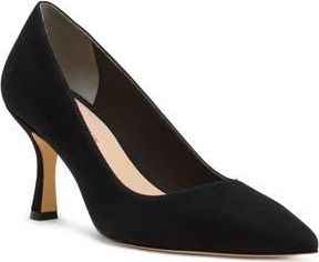 Stuart Weitzman Isla Leather Pump in Black at Nordstrom Rack, Size 10.5