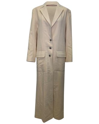 Chanel Single-Breasted Long Coat, Size Eu 40 (Authentic Pre-Loved)